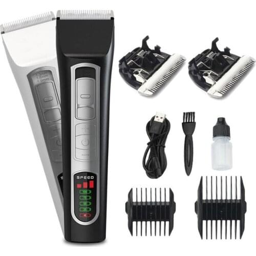 New Professional Electric Clipper for Men Baby LCD Display Rechargeable Hair Trimmer Barber Cutting Machine Beards Shaver