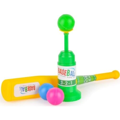 Baseball Toys Set Easily Playing Launching Machine Practice More Play by Oneself or in a Group Improve Batting Skills