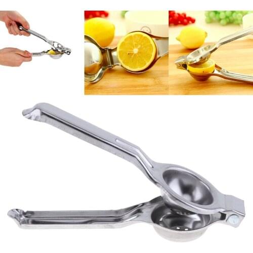 Stainless Steel Lemon Orange Squeezer Juicer with Hand Press Squeeze Juice for Kitchen Gadget Tools