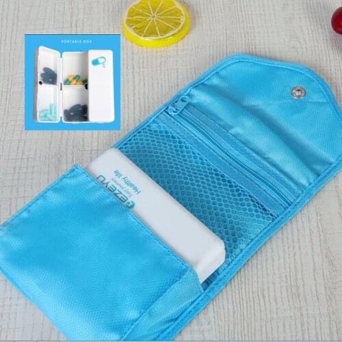 Creative Pill Medicine Vitamin Storage Box Matching Medicine Bag Organizer Portable Pill Case Weekly Rotating Drug Small Box