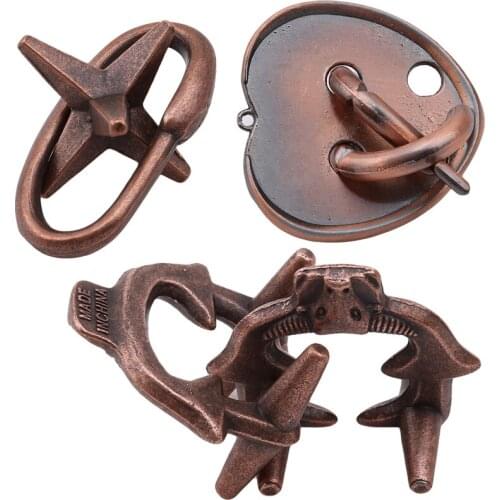 3D Alloy Box Lock Puzzles Metal Kids Educational Toys for Children Adult Brain Teaser IQ EQ Test Model Games Magic Funny Gifts