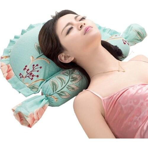 Memory Foam Bedding Neck Pillow Couple Sleep Leg Knee Bolster Pillow Slow Rebound Butterfly Shaped Health Cervical Cushion