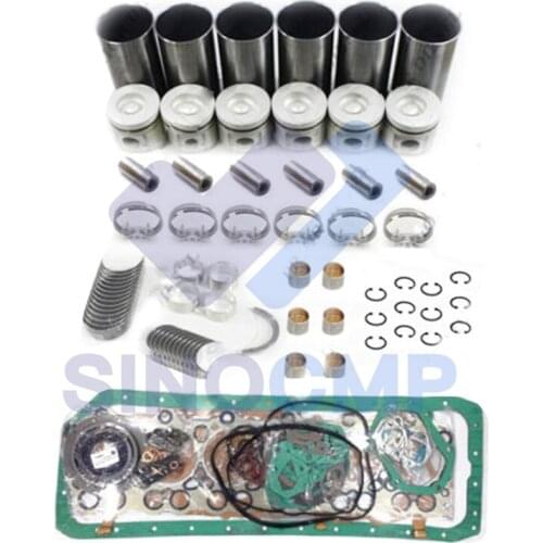 S6D95 6D95L Engine Rebuild Kit 6204-33-2140 For Yanmar Komatsu Excavator KOM Forklift Turck
