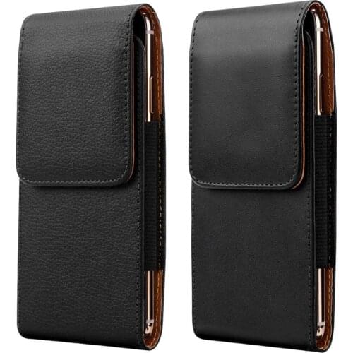 Vertical Leather Phone Holster Carrying Case Waist Bag Cellphone Cover for iPhone XS Max XR X 6 6S 7 8 Plus 5 5c 5s SE 4 4S bag