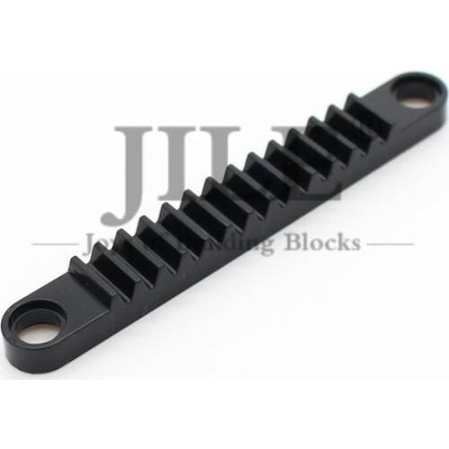 Moc Technic Gear Rack 1x8 with Holes 6630 DIY Creative Educational Building Bricks Blocks Compatible Assembles Particles Toys