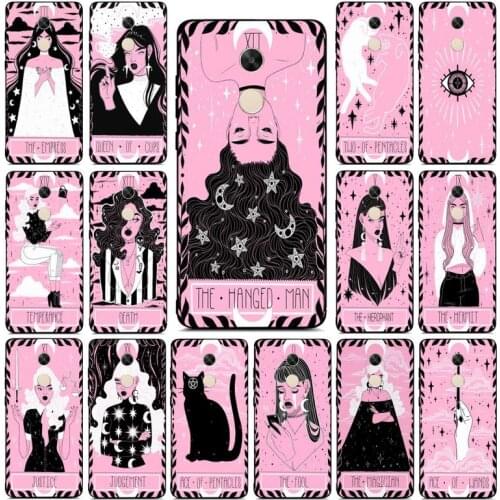 YNDFCNB The Lovely Omens Tarot Deck Phone Case for Redmi Note 8 7 9 4 6 pro max T X 5A 3 10 lite pro