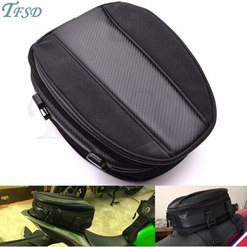 Motorcycle Tail package rear seat package hangback bag after bags + rain cover for kawasaki Z800 Z900 Z1000 ZX10R ZX12R ZX6RR
