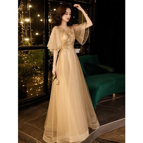 2021 New Sparkle Sequins Sexy Backless Lacing Up Tulle Prom Dresses Women Long A-line Evening Party Gowns