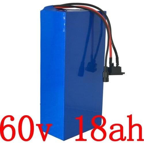 60V lithium battery 60V electric scooter battery 60V 15AH 18AH 20AH electric bicycle battery for 60V 1500W 1800W ebike motor