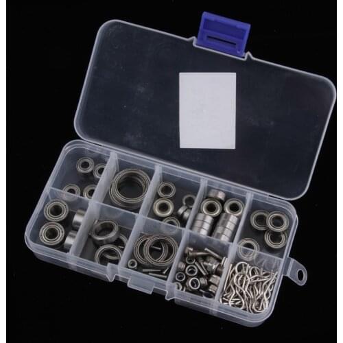 Assorted Precision Bearings Screws Nuts Pins Kit for Traxxas TRX4 RC Car