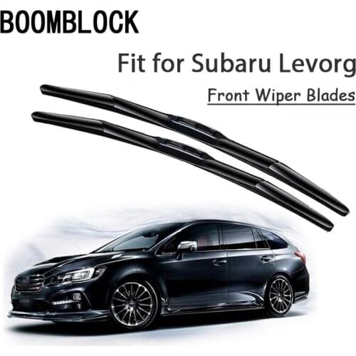 BOOMBLOCK 2PCS High Quality Front Windshield Wiper Blades For Subaru Levorg 2018 2017 2016 2015 2014 Accessories
