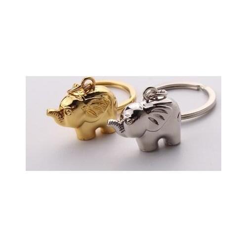 Elephant Keychain-lovely shape key chain metal key Chain New personality horseshoe ring pendant key ring Wholsale
