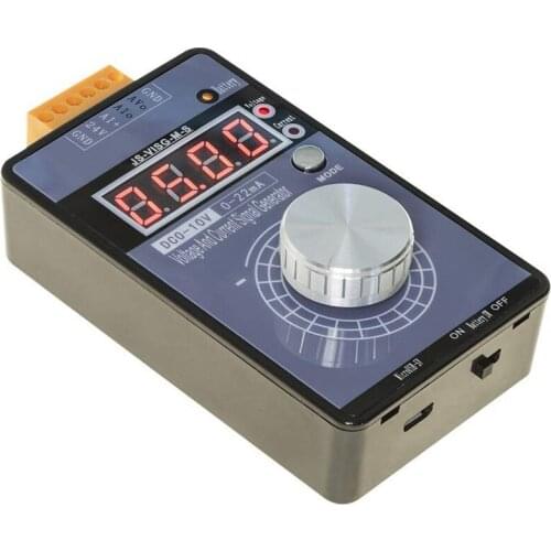 DC0-10V 0/4-20MA Current Voltage Signal Generator, Built-In Rechargeable Battery Portable Analog Simulator for PLC and Panel Deb