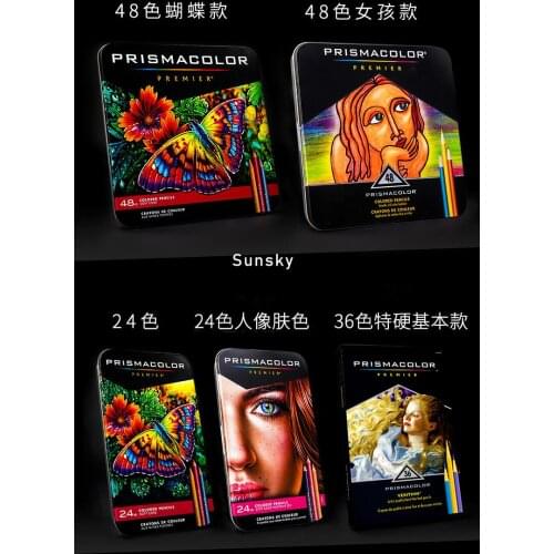 Prismacolor art oily colored pencil Original Lapices De Colores Sanford prismacolor 24 48 72 150 Artist Soft Oily Colored Pencil