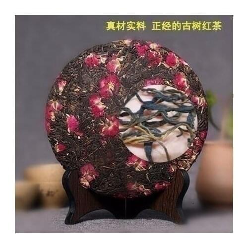 The China Top quality Yunan Ancient Tree Pressing Dianhong Black rose tea tea year 200g Red Rose Dian hong tea Dianhong tea