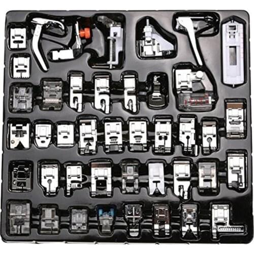 32/42/52/62pcs Domestic Sewing Machine Presser Feet Set Sewing Machine Foot Sewing Accessories&Prop Kits For Brother Singer