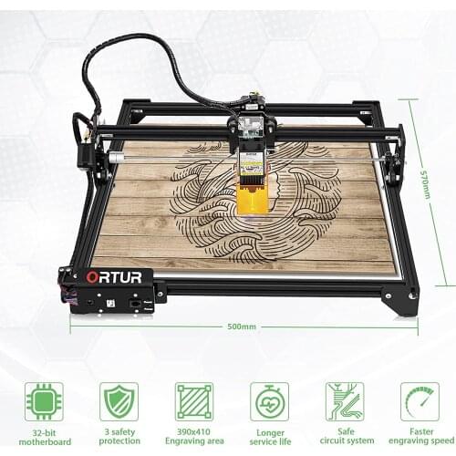 Ortur Laser Master 2 Laser Engraver Blue Laser Module DIY Laser Head for CNC Laser Engraving Machine and Laser Cutter with PWM