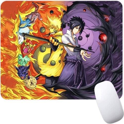 Small Gaming Mouse Pad Computer Mousepad Gamer Mouse Mat Anime Rinnegan Sharingan Eyes Laptop Mausepad Keyboard Mat Desk Pad
