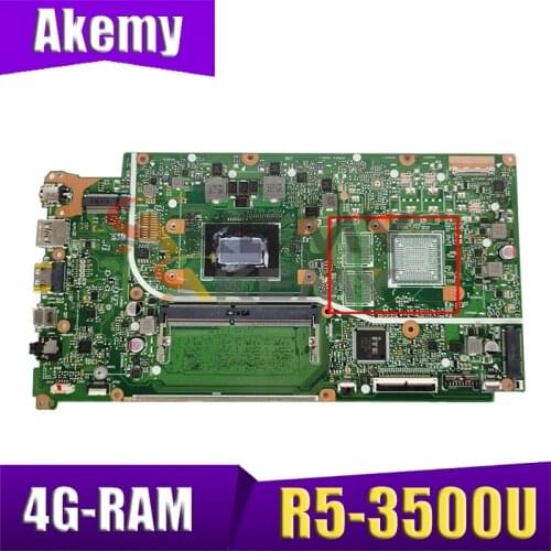 X512DA Motherboard For Asus X512DA F512DA X512D F512D X512DK Laptop Motherboard W/ 4G-RAM Ryzen 5 3500U CPU