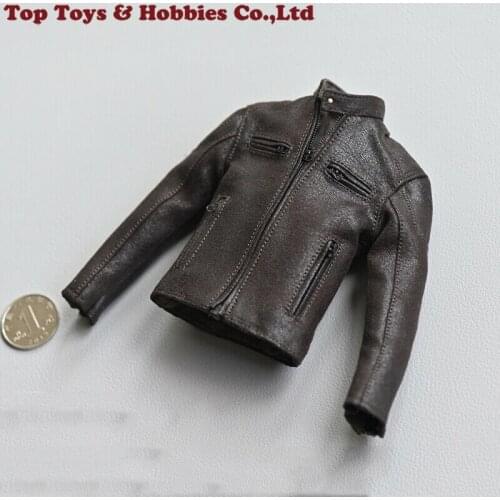1/6 Scale Male Motorcycle Jacket Retro style Biker Coat Clothes Model For 12-inch Action Figure Body