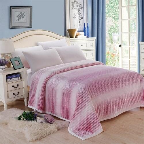 Soft Warm Bed Blanket Lightweight Fuzzy Couch Blanket Easy Care Throw Twin Queen King Size