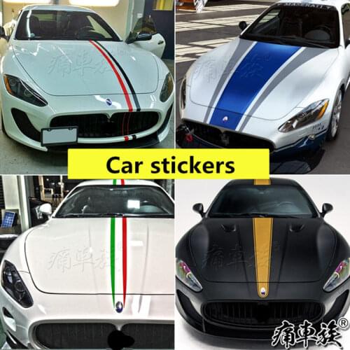Car stickers For Maserati Ghibli stickers pull flowers Levante appearance decoration modified stickers