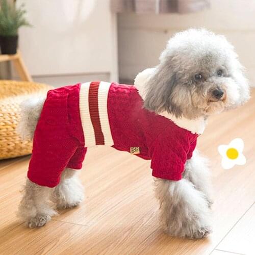 Jimmy Doll Dog Clothes Autumn and Winter Teddy Than Bear Pet Clothes Warm Comfortable Home Clothing Chihuahua Clothes