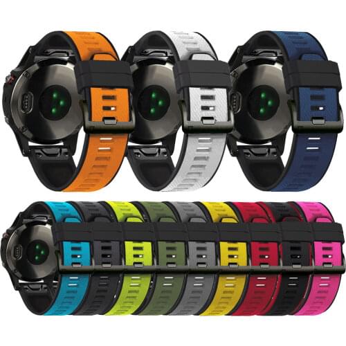 NEW Band Soft Silicone Quick Easy Fit Strap For Garmin Fenix 3 5 5X 6 6X TACTIX DELTA Approach S62 S60 Sports Wristband Bracelet