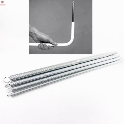Free Shipping 4pcs Long 500mmDN16/20/25/32mm Manual Pvc Pipe Bender House Decoration Wire Tube Bending Tool Curve Spring Silver