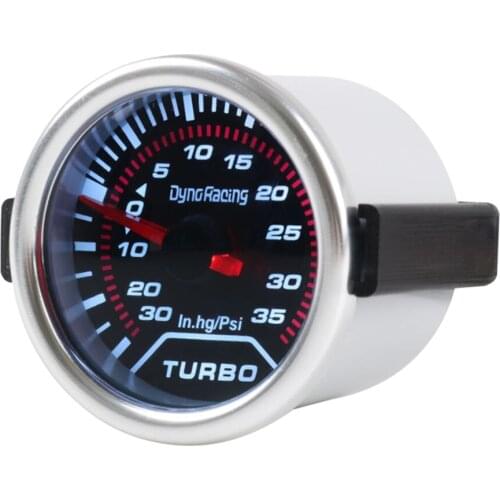 52mmUniversal Mechanical Turbo Boost Gauge Turbo Boost Gauge12V 52mm Car 0-35 PSI Pressure Meter with White LED Light