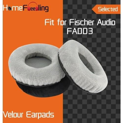 Homefeeling Velour Earpads for Fischer Audio FA003 FA003II Headphones Earpad Accessaries Replacement