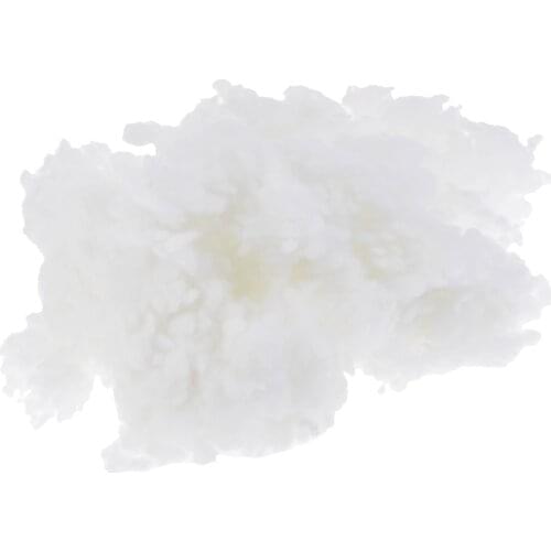 3.5oz Polyester Fiber Filled Stuffed Toy Pillow Insert Fiberfill Stuffing for Pillows Square Pads Backrests Cross Stitch