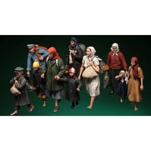 1:35 Resin Figure Model Kit Unassambled Unpainted //S010(10 figures)