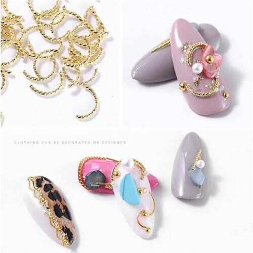 1 Box 3D Nail Art Metal Pearl Rhinestone Nail Jewelry DIY Manicure Accessories Nail Decoration