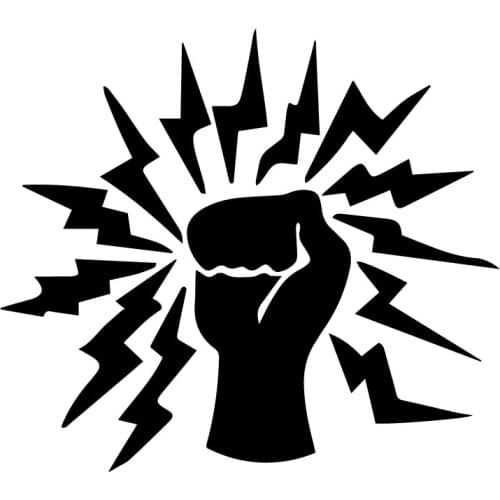 16.8X15CM Electrician Lightning Personality Vinyl Decal Decoration Bumper Car Sticker