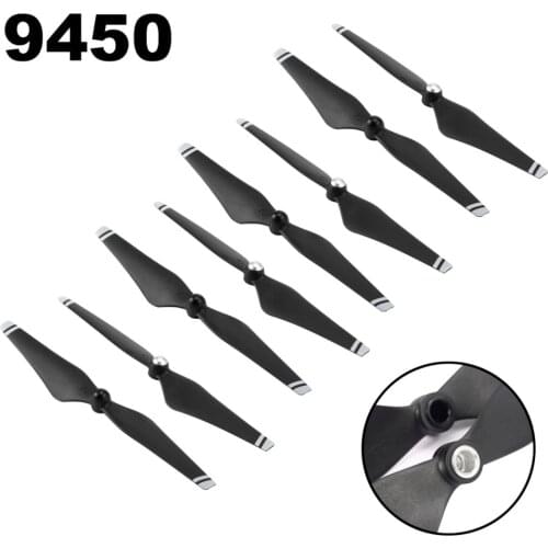 8PCS 9450 Propeller for DJI Phantom 3 3A 3P 3S Replacement Blade Props for F450 F550 DIY Drone Self-tightening Propellers