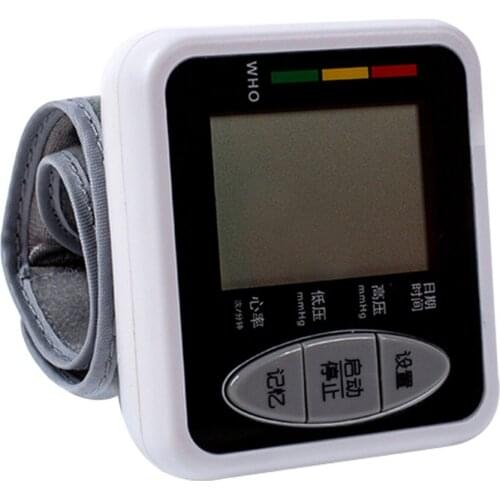 W02 Home Electronic Hematomanometer Accurate LCD Display Electronic Oscillometric Measurement Hematomanometer