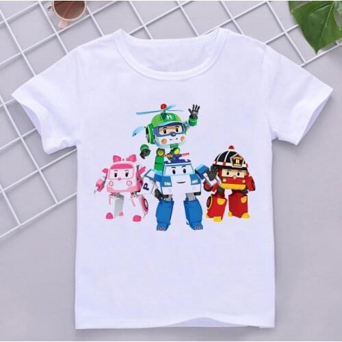 T-shirt for boys cute traffic safety truck graphic print kids clothes summer vogue tshirt hip hop girls t shirt tops wholesale