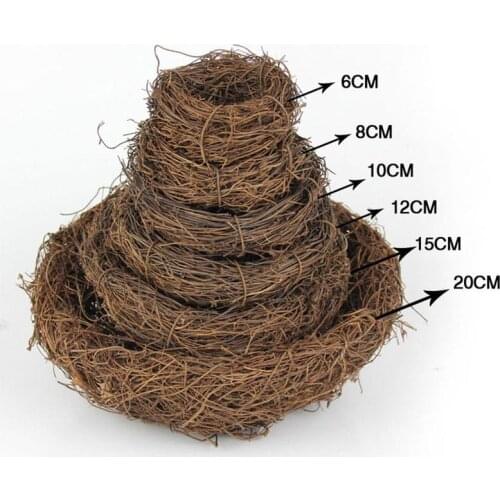 Artificial Ratten Nest Foam Mini Foam Egg Fake Bird Nest For Easter Home Decoration DIY Gift Craft
