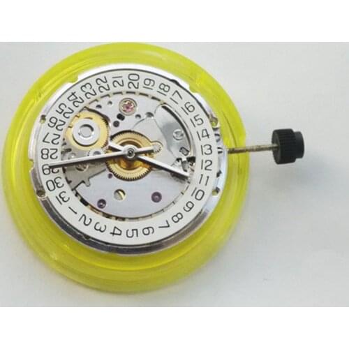 TianJin make Mechanical Autoamtic movement CLONE ETA 2824 movement date display fit for mens watch white 2824