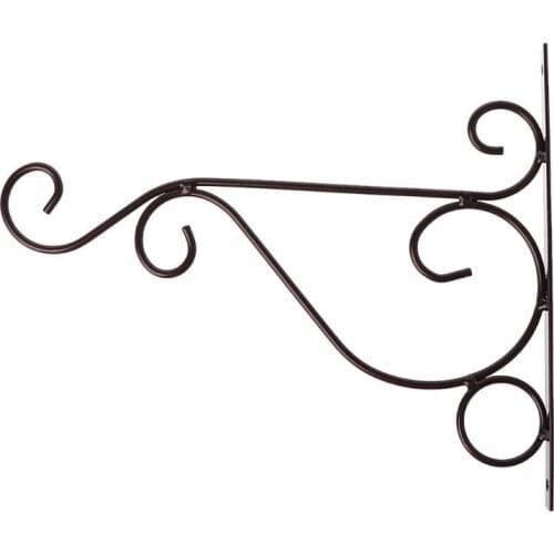 Wall-Mounted Hook Flower Stand Decoration Wall Hanging Basket Bracket Simple flower Pot Holder