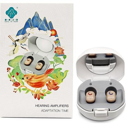 New Invisible Hearing Aid MINI Rechargeable Low-Noise Wide-Frequency One-Click Operation Elderly In-Ear Deaf Hearing Aids CN127