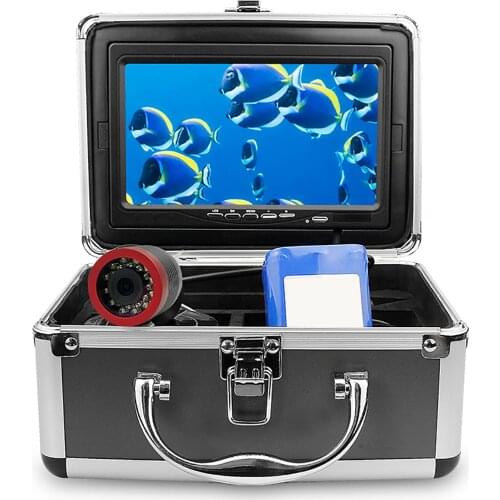 DVR Fish Finder 30m Underwater Fishing Camera HD 1280*720 LED Screen 1080P Video Camera Box Set for Ice/Sea Lake Fishing