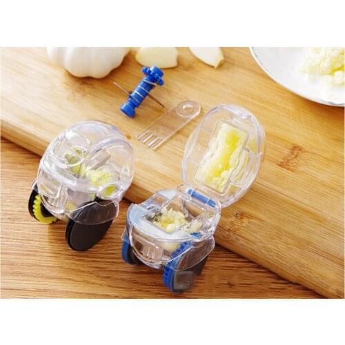 Roller type Mini Garlic Chopper Crusher Grater Plastic Garlic Press Kitchen Tool Ginger Kitchen Accessories