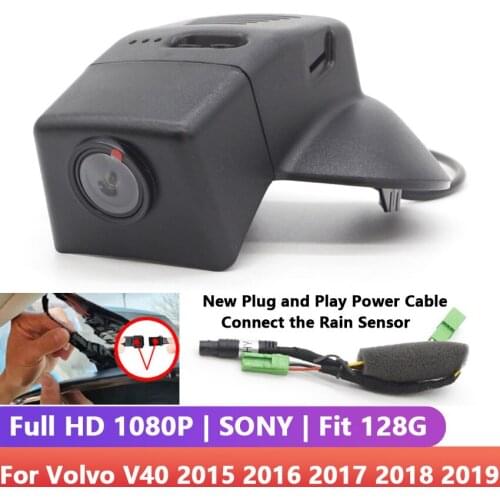 Hidden 1080P Wifi Car DVR Dash Cam Video Recorder For Volvo V40 2015 2016 2017 2018 2019 high quality Night vision Novatek 96672