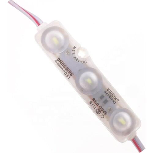 50PCS LED module 12v 3led 1.2w 3 SMD 5730 led modules for sign lightbox channel letter advertisement lighting backlight outdoor