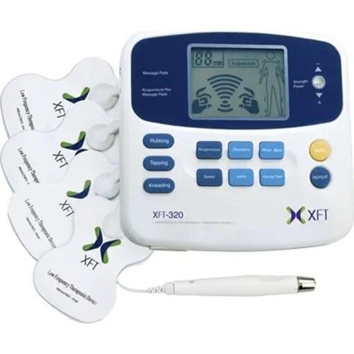 Health Care Full Body Pain Relief Relex Dual Channel Electric Therapy Tens Massager + Acupuncture Pen Electro Muscle Stimulator