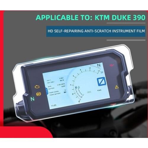 Motorcycle Speedometer Scratch Proof TPU Protection Film Dashboard Screen Instrument Film for KTM 390 DUKE
