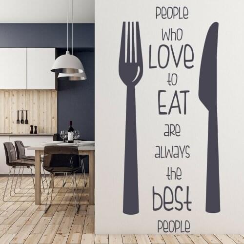 Valentines Day Letter Door and Window Sticker Vinyl Kitchen Quote Wall Decal Restaurant Hotel Restaurant Interior Decoration