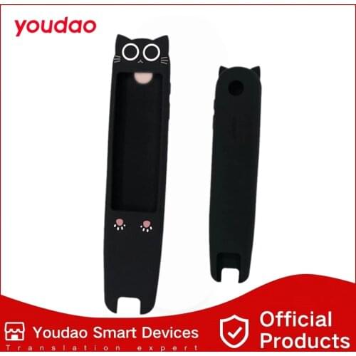 Youdao Dictionary Pen 3 Pen Case Black Cat Cartoon Silicone Anti-Slip Protective Case Electronic Dictionary Accessory
